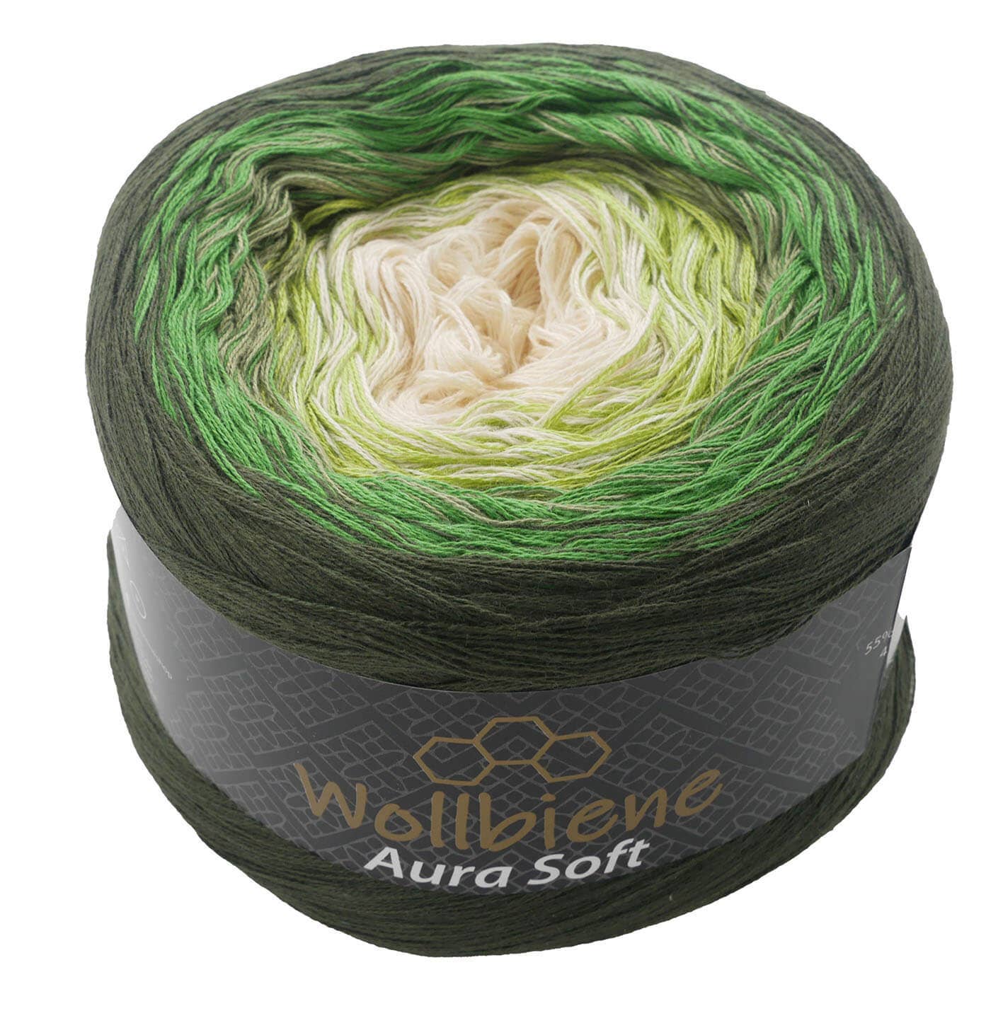 Wool Bee Aura Soft Bobble 250g Color Gradient 1000m: 709 blue pink pastel