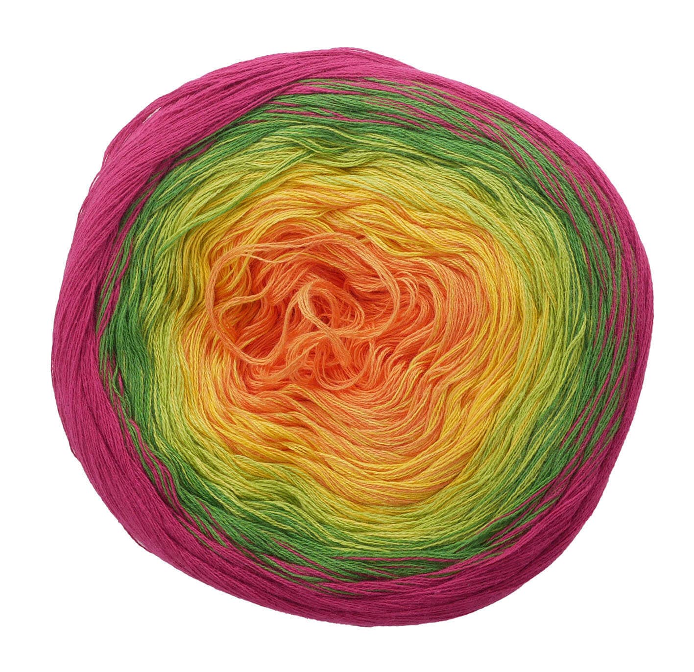 Wool Bee Aura Soft Bobble 250g Color Gradient 1000m: 709 blue pink pastel
