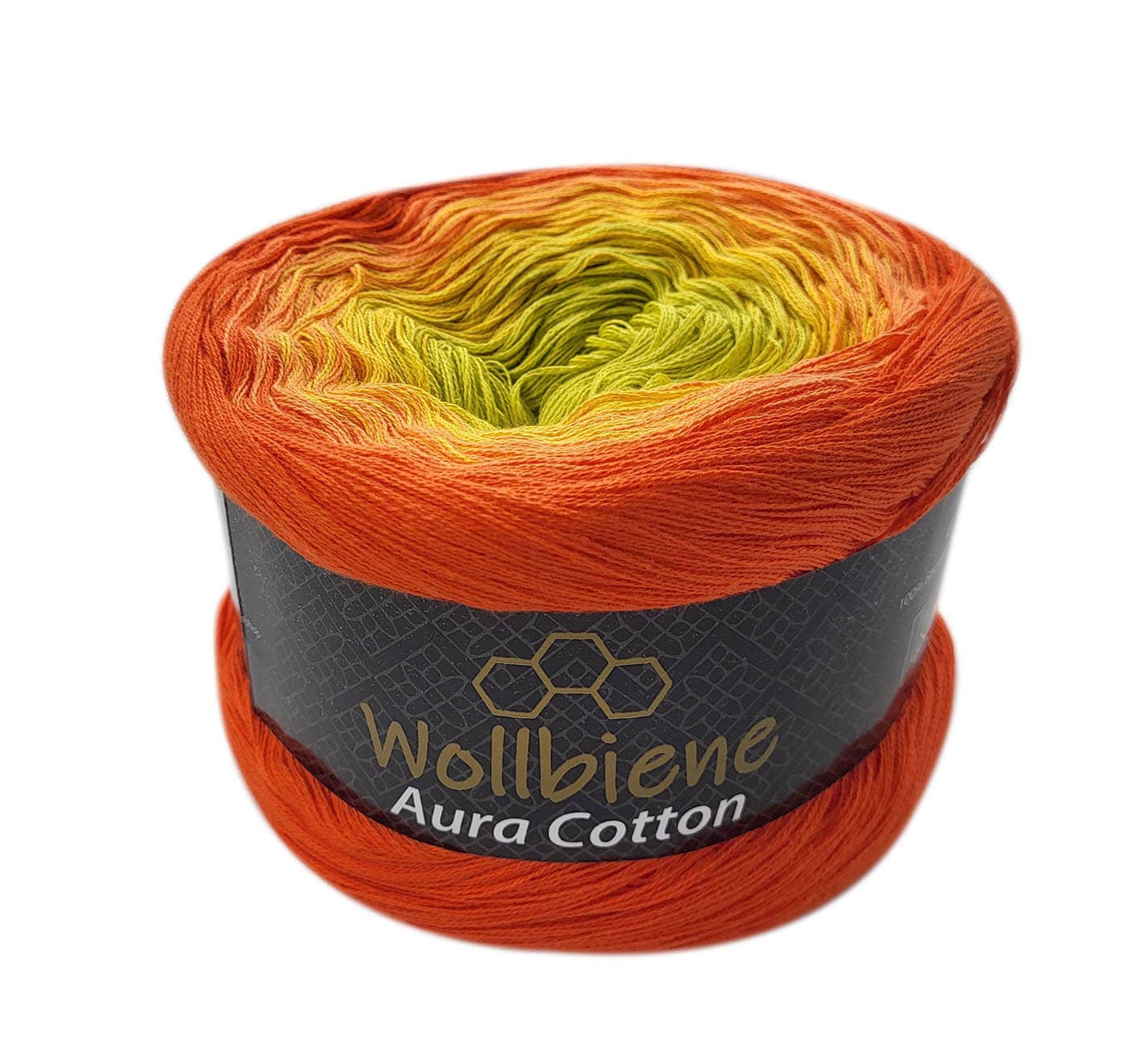 Aura Cotton Yarn Cake 200g Gradient 100% Cotton 800m: 812 purple cream-white