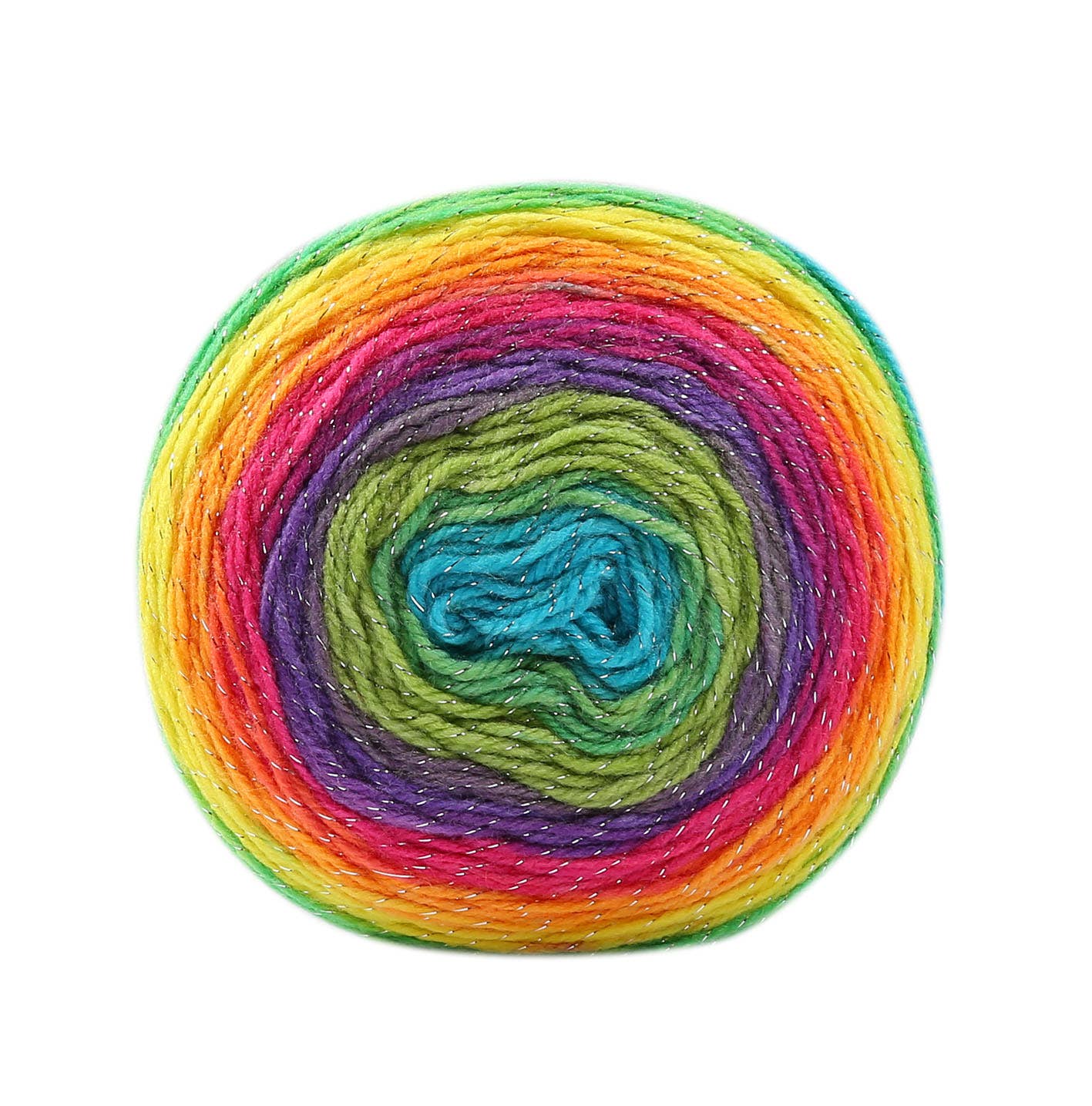 Woolly Bee Cupcake Glitter Gradient Wool Knitting Wool 150g: 3080 berry beige brown