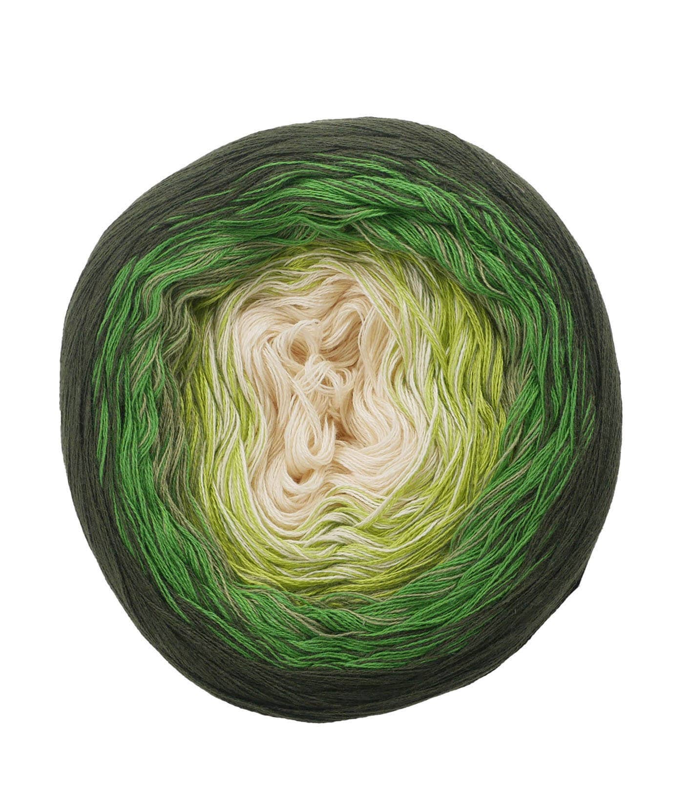 Wool Bee Aura Soft Bobble 250g Color Gradient 1000m: 711 pink green yellow