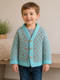 Boys Hexagon Cardigan