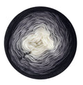 Aura Cotton Yarn Cake 200g Gradient 100% Cotton 800m: 801 black gray white