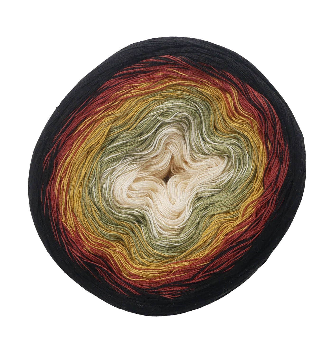 Wool Bee Aura Soft Bobble 250g Color Gradient 1000m: 711 pink green yellow