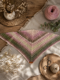 ✨ Handmade Crochet Triangle Shawl ✨