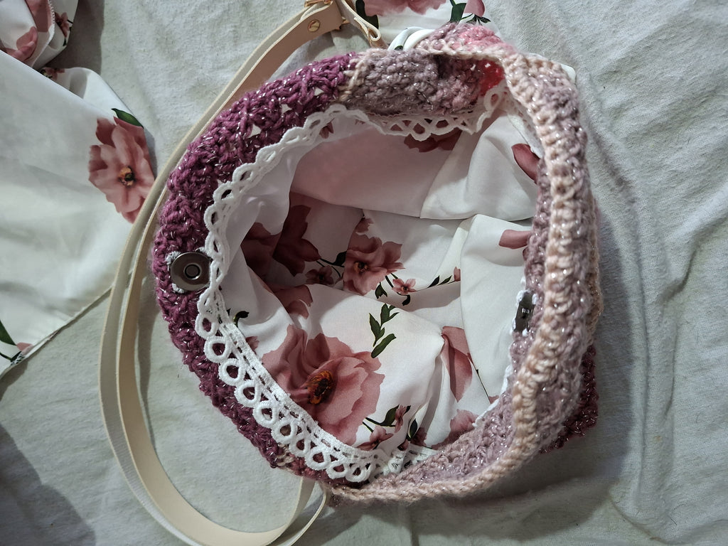 Rose Whisper Origami Bag