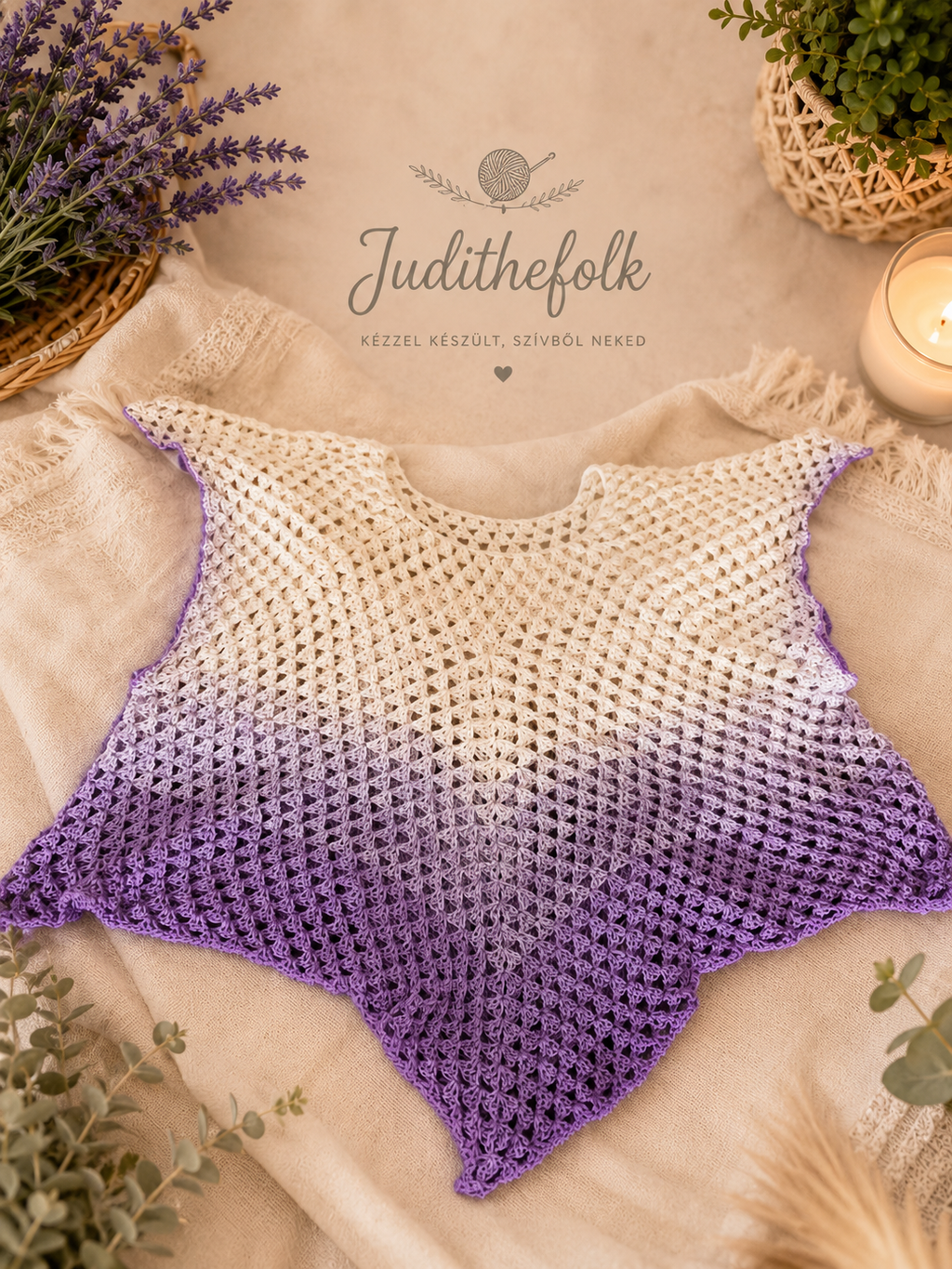 Lavender Breeze Crochet Top