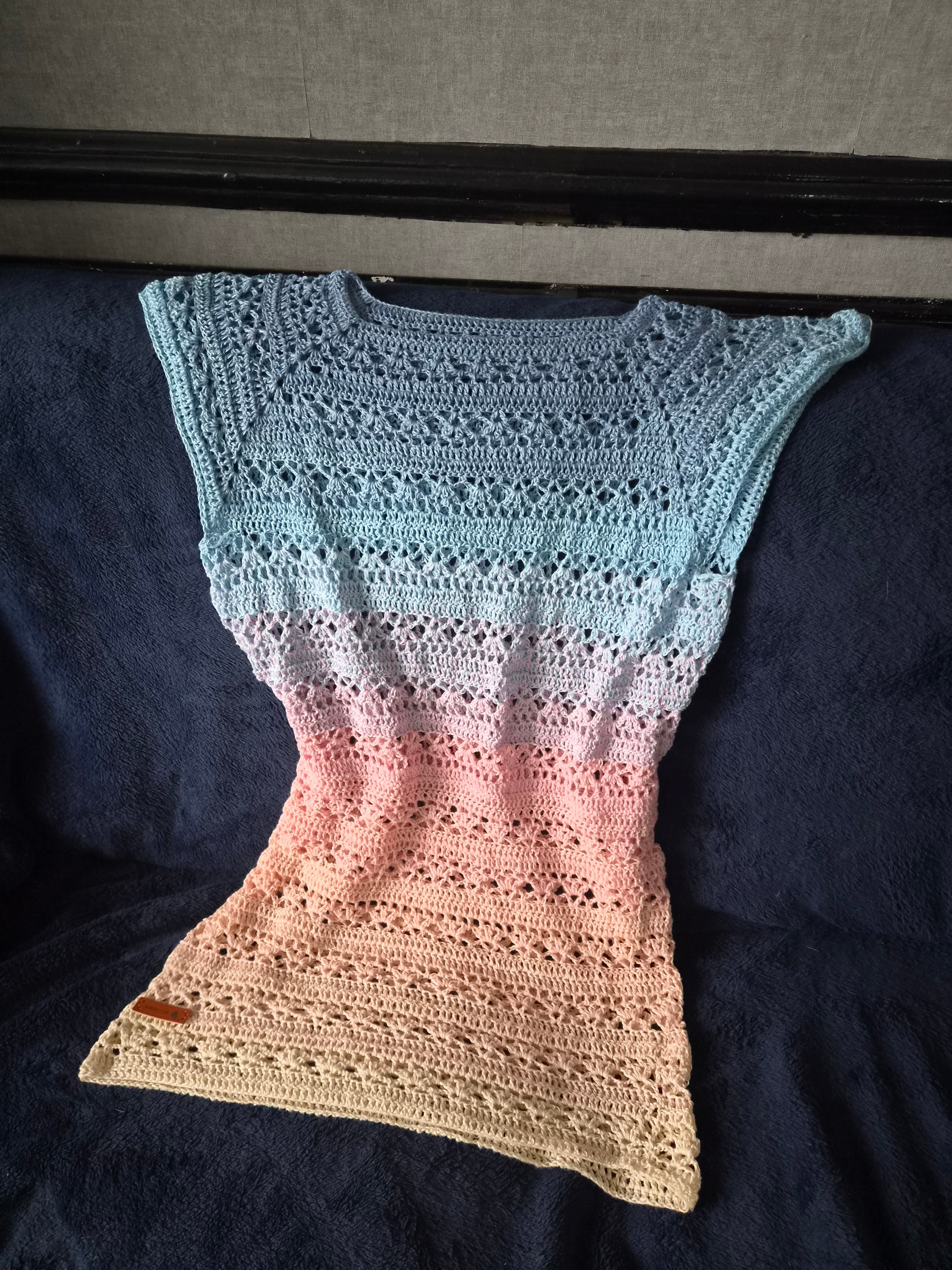 Ocean Breeze Crochet Beach Dress